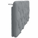 vidaXL világosszürke szövet fejtámla párna 140 cm
