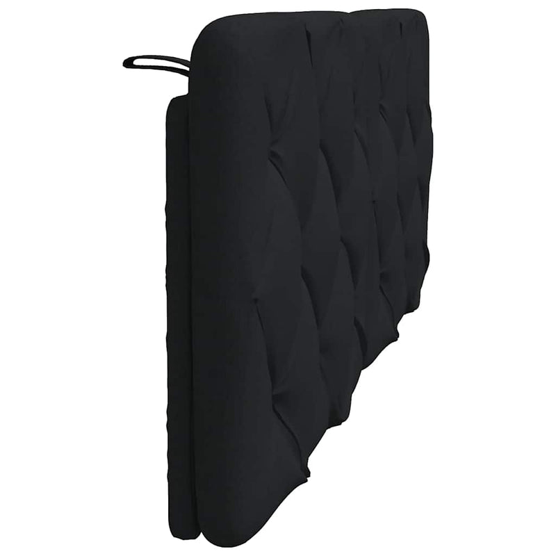 vidaXL fekete szövet fejtámla párna 140 cm