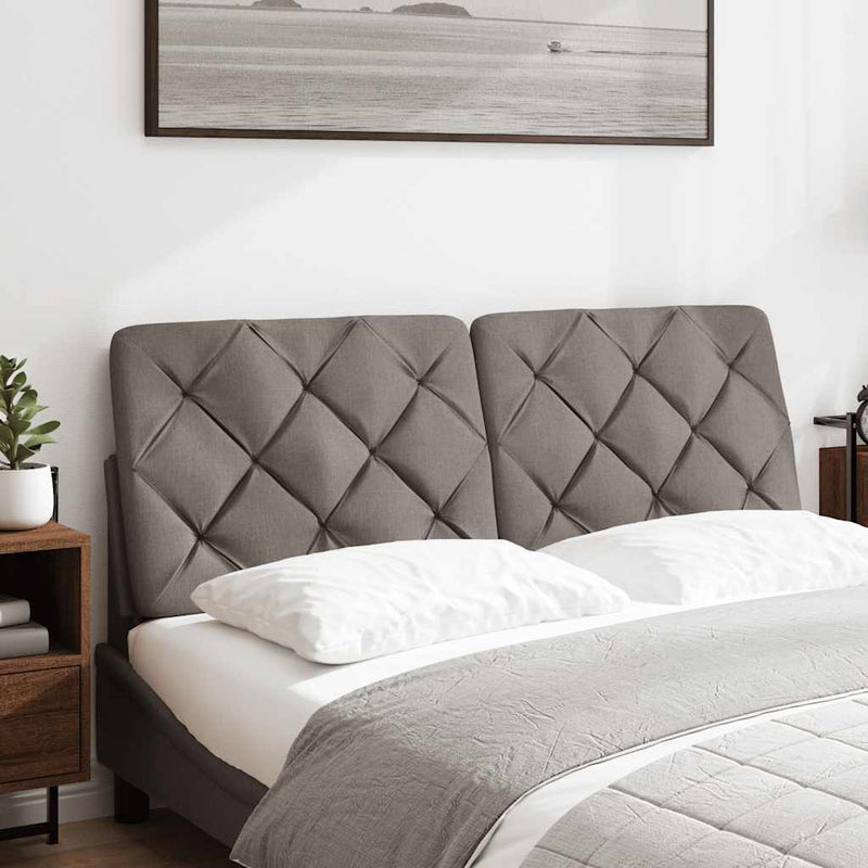 vidaXL tópszínű szövet fejtámla párna 140 cm