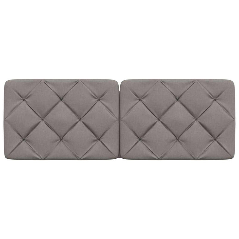 vidaXL tópszínű szövet fejtámla párna 140 cm
