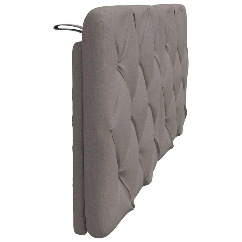 vidaXL tópszínű szövet fejtámla párna 140 cm