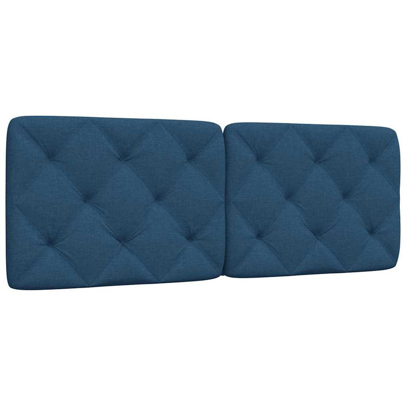vidaXL kék szövet fejtámla párna 140 cm