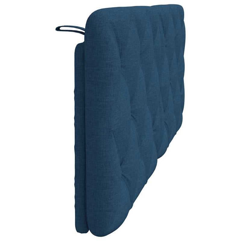 vidaXL kék szövet fejtámla párna 140 cm