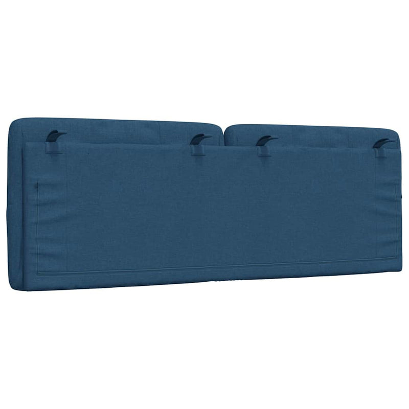 vidaXL kék szövet fejtámla párna 140 cm