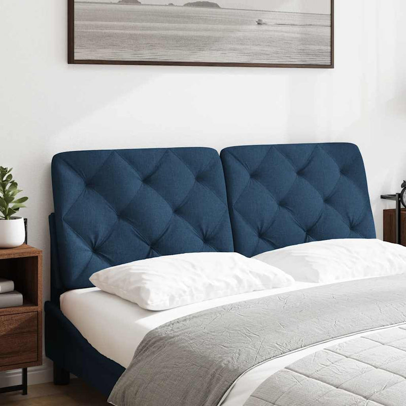 vidaXL kék szövet fejtámla párna 140 cm
