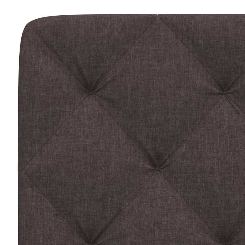 vidaXL sötétbarna szövet fejtámla párna 160 cm