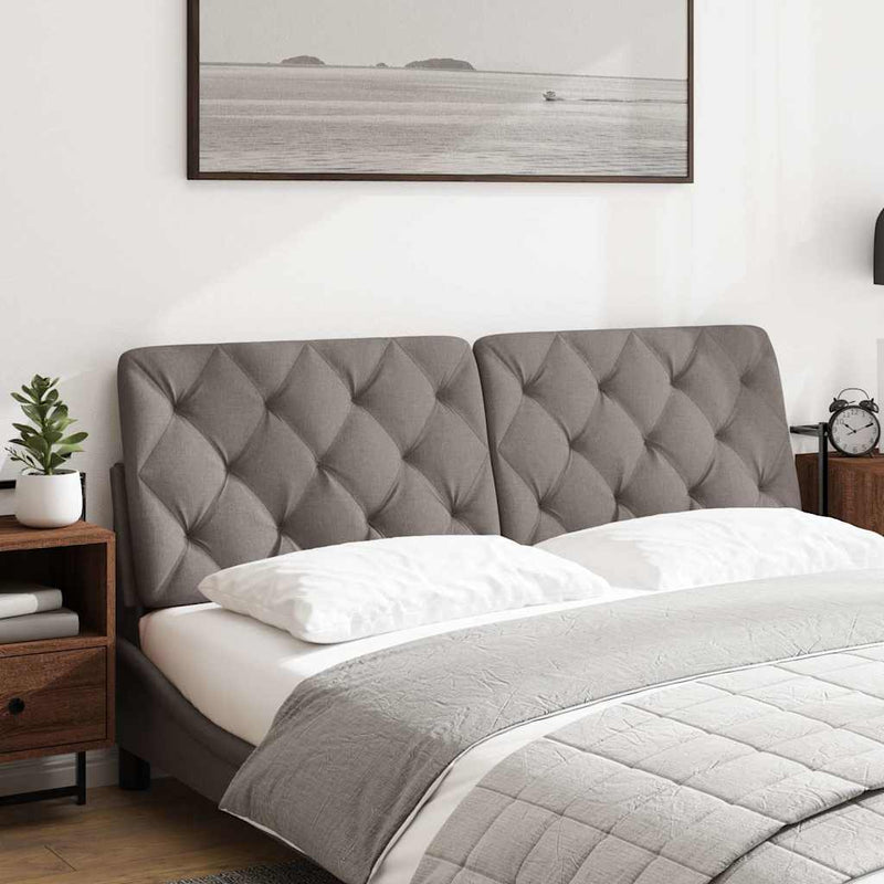 vidaXL tópszínű szövet fejtámla párna 160 cm