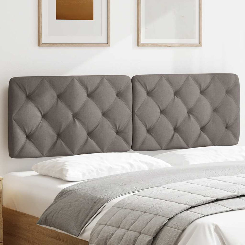 vidaXL tópszínű szövet fejtámla párna 160 cm