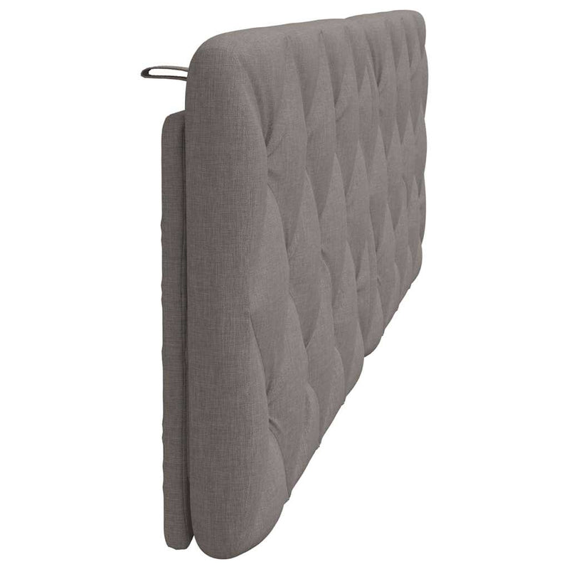 vidaXL tópszínű szövet fejtámla párna 160 cm