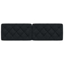 vidaXL fekete szövet fejtámla párna 180 cm