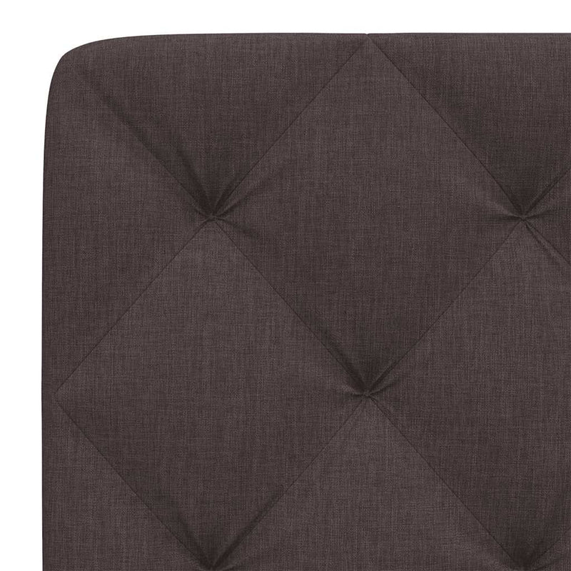 vidaXL sötétbarna szövet fejtámla párna 200 cm