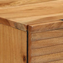 vidaXL Tálalószekrény készlet 2 db 120 x 33 x 75 cm Tömör Akácfa