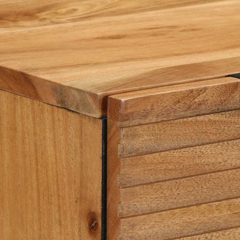 vidaXL Szekrény 2 pcs Barna 60 x 33 x 75 cm Tömör akácfa