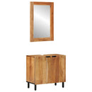 vidaXL Fürdőszobai Szekrény Szett 2 db Természetes 62 x 33 x 58 cm