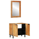 vidaXL Fürdőszobai Szekrény Szett 2 db Természetes 62 x 33 x 58 cm