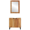 vidaXL Fürdőszobai Szekrény Szett 2 db Természetes 62 x 33 x 58 cm