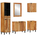 vidaXL Fürdőszobai Szekrény Szett 5 db Természetes 38 x 33 x 160 cm