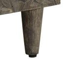 vidaXL 3 db világosszürke tömör mangófa tálalószekrény 60x33,5x75 cm