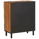 vidaXL Széf 2 pcs Akácbarna felület 60 x 33 x 75 cm Tömör Mangófát