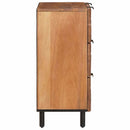 vidaXL Széf 2 pcs Akácbarna felület 60 x 33 x 75 cm Tömör Mangófát