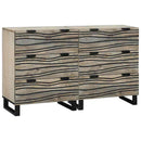 vidaXL Tálalószekrény készlet 2 pcs Fehér 120 x 33,5 x 75 cm