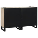 vidaXL Tálalószekrény készlet 2 pcs Fehér 120 x 33,5 x 75 cm