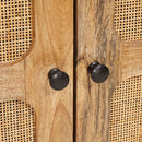 vidaXL Széf 3 pcs Barna 180 x 33 x 75 cm Tömör Mangófát