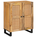 vidaXL Széf 3 pcs Barna 180 x 33 x 75 cm Tömör Mangófát