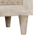 vidaXL Széf 2 pcs Fehér 60 x 33 x 75 cm tömör mangófa