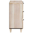 vidaXL Széf 2 pcs Fehér 120 x 33,5 x 75 cm tömör mangófa