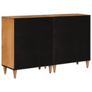 vidaXL Széf 2 pcs Természetes 60 x 33 x 75 cm Tömör Mangófát