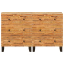 vidaXL Széf 2 pcs Barna 60 x 33 x 75 cm Tömör Mangófát