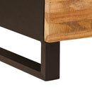vidaXL Széf 3 pcs Barna 60 x 33 x 75 cm Tömör Mangófát