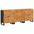 vidaXL Széf 3 pcs Barna 60 x 33 x 75 cm Tömör Mangófát