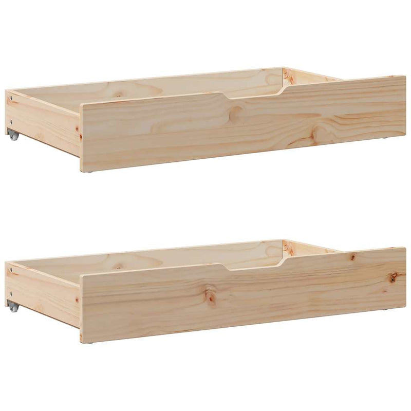 vidaXL tömör fenyőfa ágy matrac nélkül 200 x 200 cm