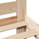 vidaXL tömör fenyőfa ágy matrac nélkül 180 x 200 cm