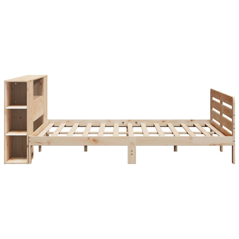 vidaXL tömör fenyőfa ágy matrac nélkül 200 x 200 cm