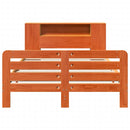 vidaXL viaszbarna tömör fenyőfa ágy matrac nélkül 120 x 190 cm