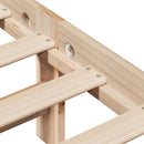 vidaXL tömör fenyőfa ágykeret matrac nélkül 90 x 190 cm