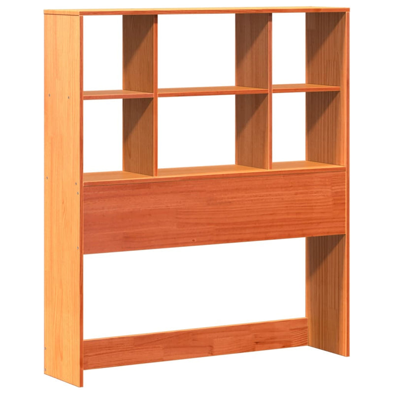 vidaXL viaszbarna tömör fenyőfa ágy matrac nélkül 90 x 190 cm