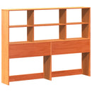 vidaXL viaszbarna tömör fenyőfa ágy matrac nélkül 120 x 190 cm