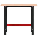 vidaXL tömör bükkfa négyszög alakú munkapad 100 x 60 x 81,5 cm