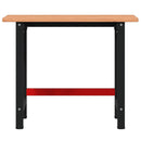 vidaXL tömör bükkfa négyszög alakú munkapad 100 x 60 x 81,5 cm