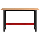 vidaXL sötétbarna tömör tölgyfa munkapad 140 x 60 x 81,5 cm