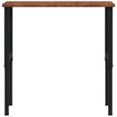 vidaXL sötétbarna tölgyfa négyszög alakú munkapad 100x60x(71,5-98) cm
