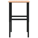 vidaXL tömör bükkfa négyszög alakú munkapad 100 x 60 x (71,5-98) cm