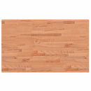 vidaXL tömör bükkfa négyszög alakú munkapad 100 x 60 x (71,5-98) cm