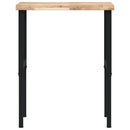 vidaXL tömör bükkfa négyszög alakú munkapad 80 x 60 x (73-99,5) cm