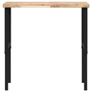 vidaXL tömör bükkfa négyszög alakú munkapad 100 x 60 x (73-99,5) cm