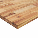 vidaXL tömör bükkfa négyszög alakú munkapad 80 x 60 x (73-99,5) cm